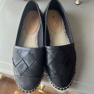 Aldo Spargata Blak Leather Size 8.5